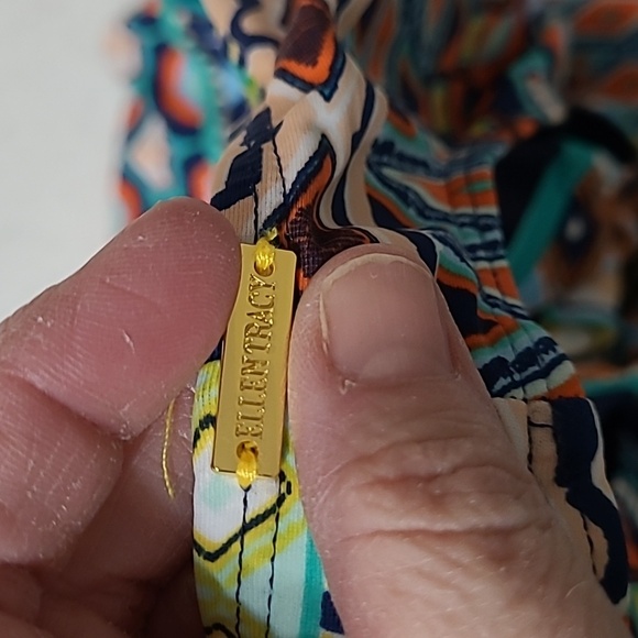 NWOT Ellen Tracy women's zip front swimsuit size 14 - Picture 3 of 7